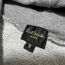 ★美品★Paul Smith ポールスミス JEANS スウェット パーカー トレーナー 長袖 グレー メンズ サイズS ジップアップ R-5898_画像4