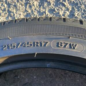 残溝あり!!中古夏タイヤ4本セット【 MICHELIN ミシュラン PRImacy HP 215/45R17 87W 】の画像4