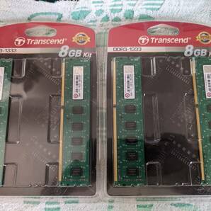 Transcend JM1333KLN-8GK DDR3 PC3-10600 4GB 4枚組 16GB 未開封の画像1