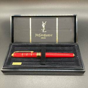 #7876 fountain pen Eve sun rolan Yves Saint Laurent red box attaching ultimate beautiful goods 
