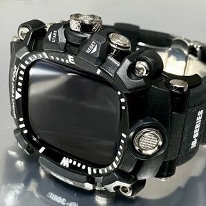 Gブラック★アップルウォッチバンド ラバーベルト カバー Apple Watch ケース 44mm 45mm SDの画像1