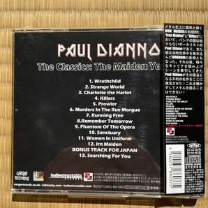 ポール・ディアノ PAUL DIANNO / The classics : The Maiden years 日本盤CD ＊ heavy metal hard rock iron maidenの画像2