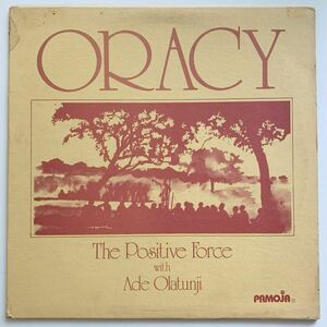 【オリジナル】 The Positive Force with Ade Olatunji “Oracy” spiritual jazz rare groove Original