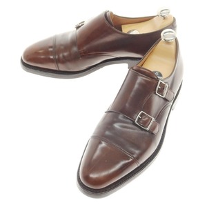 【中古】ジョンロブ John Lobb WILLIAM ミュージアムカーフ ダブルモンク ドレスシューズ【7 E】