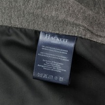 【中古】ハケットロンドン HACKETT LONDON ナイロン ジップアップ ブルゾン ブラックネイビー【サイズM】_画像4