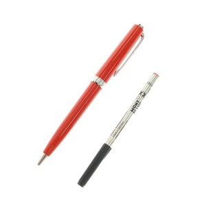 【中古】モンブラン MONTBLANC PIXコレクション ボールペン レッドxシルバー