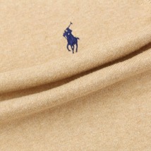 【中古】ポロ ラルフローレン Polo Ralph Lauren ハイゲージコットン Vネック ニットベスト ベージュ系【サイズM】_画像4