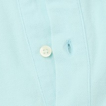 【中古】ラコステ LACOSTE 鹿の子ストレッチコットン 半袖ポロシャツ ライトブルー【サイズ2】_画像4
