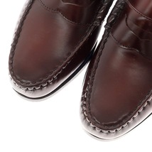 【未使用】アレンエドモンズ Allen Edmonds Kenwood ビーフロールローファー バーガンディ【サイズ8】_画像4