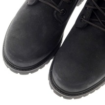 【中古】ティンバーランド Timberland 6inch PREMIUM WATERPROOF BOOT ヌバック ブーツ ブラック【サイズ23cm】_画像4