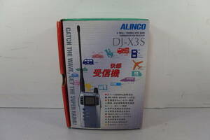 * unused ALINCO( Alinco ) wide obi region receiver 0.1~1300MHz wide-band receiver DJ-X3S silver interception vessel discovery. disaster prevention radio. etc. transceiver 