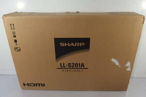 ◆未使用 SHRAP(シャープ) 高画質 20型 タッチパネル ディスプレイ 液晶モニター LL-S201A フルHD/スマホ/タブレット/タッチペン/手書き
