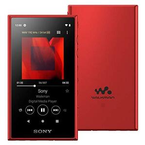 ◆未使用 SONY(ソニー) ハイレゾ/ノイズキャンセル/リニア ウォークマン 64GB NW-A107 レッド Bluetooth/microSD/デジタルオーディオの画像9
