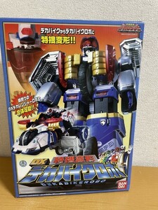 【中古美品】特捜戦隊デカレンジャー DX特捜変形 デカバイクロボ BANDAI/バンダイ