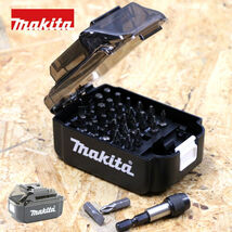 マキタ(Makita) ドライバー ビット　バッテリー型ケース付き 31本セット　インパクトドライバーなどに B-69901　_画像1