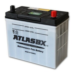 送料無料 即日発送 高性能 アトラス 新品バッテリー 満充電 ATLAS 正規品 MF 55B24L ( 46B24L 50B24L ) 適合 メンテナンスフリー 国産車の画像2