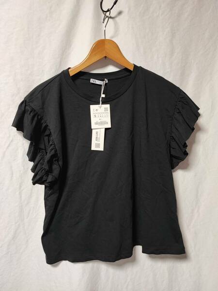 ZARA JOIN LIFE トップス Tシャツ 黒 レディース S