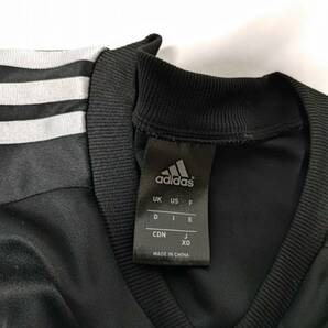 adidas 長袖 Tシャツ トップス ドライ 黒 メンズ XOの画像4