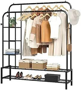 JOISCOPE hanger rack strong high capacity storage rack stylish Western-style clothes rack simple assembly multifunction storage stand-alone hanger endurance enduring 