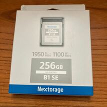 Nextorage ネクストレージ 256GB CFexpress Type B メモリーカード B1SE最大読み出し速度1950MB/s 最大書き込み速度1100MB/s 新品 未開封 _画像1