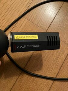 バッファロー 無線LAN子機 USB 11ax ax2 ケーブル付き 1200 BUFFALO 中古 動作品ac n b 