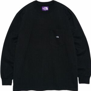 新品 ノースフェイス パープルレーベル 7oz L/S Pocket Tee