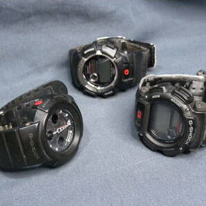 N1122△G-SHOCK ３台 まとめて 不動品 AWG-500J  GL-170  DW－9050  CASIO Ｇショックの画像1