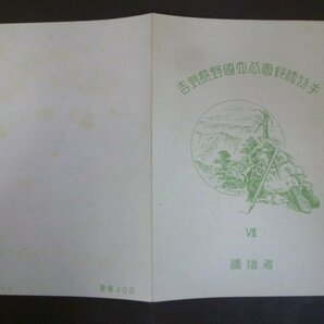 ◎D-69886-45 切手 第1次国立公園 吉野熊野 とろ八丁 橋杭岩等 タトウ付 小型シート1枚の画像7