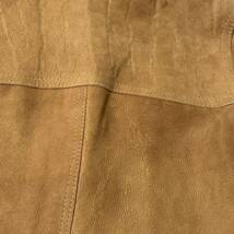 ヴィンテージ レザーシャツ ディアスキン ニュージーランド製 本革 ブラウン Tバック 上質 ウエスタン vintageレザージャケット シャツ_画像7