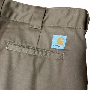 美品 carhartt WIP カーハート ワークパンツ チノパン ブラウン MASTER PANTS W32 CHINO ヴィンテージ 