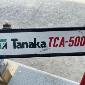 4B65 Tanaka タナカ 耕運機 耕うん機 管理機 ミニ耕運機 TCA-500 圧縮有り 手渡しOK 愛知県刈谷市 現状品の画像5