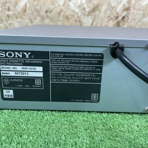 4B52 SONY ソニー RDR-VX30 VHS DVD VHSレコーダー ダビング スゴ録 ビデオデッキ プレーヤー 2005年製 通電OK 電化製品 現状品の画像7