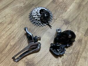 シマノ SHIMANO デュラエース　9000系 フロントディレイラー リアディレイラー セット　アルテグラ 11-28 11sスプロケット付き　DURA-ACE 