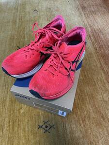  Asics ASICS running shoes MAGIC SPEED red 25.5cm