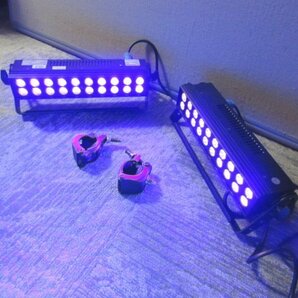 ライティングOK☆ADJ UV LED BAR20 IR LEDブラックライト 2灯セット スポットライト 舞台照明①の画像1