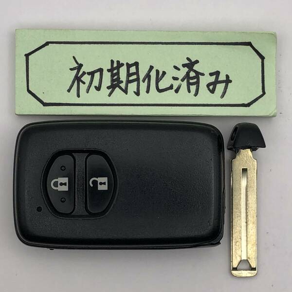 AM06 初期化済 トヨタ スマートキー アクア プリウス ヴィッツ 130 ウィッシュ ブランクキー 271451-5300 001YUA1033 14ADA-02