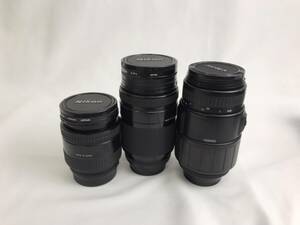 レンズおまとめ 3点 Nikon AF 24-50mm 1:3.3-4.5 Nikon AF 35-135mm 1:3.5-4.5 SIGMA 70-300mm 1:4-5.6 D 撮影 光学機器 2j-3-15