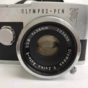  オリンパス ペン F OLYMPUS PEN F レンズ F.Zuiko Auto-S 1:1.8 f=38mm カメラ フィルムカメラ アンティーク 撮影 15j-3-16の画像4