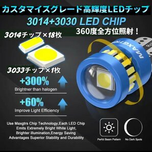 T10 T16 LED バルブ ホワイト 5個 12V 19SMD 6000K CANBUS キャンセラー ポジション ナンバー灯 メーター パネル球 明るい 爆光 車検対応の画像4