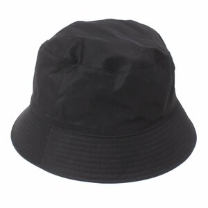 23AW【タグ付き・新品・定価15,400円】KIJIMA TAKAYUKI VENTILE BUCKET HAT size2 BLACK 232601-01 キジマ タカユキ バケット ハット