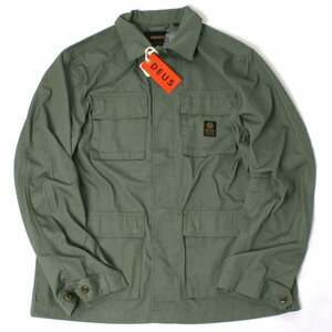 【タグ付・新品】Deus Ex Machina SAWYER BDU SHIRT sizeL デウスエクスマキナ DMP235755 ワークシャツ ミリタリー シャツ ジャケット