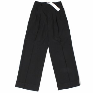 【タグ付・新品・定価24,200円】KAIKO WIDE SLACKS size0 BLACK KAIKO-PT-012 カイコー ワイド スラックス パンツ