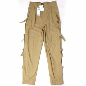 【タグ付・新品・定価78,100円】ISABEL MARANT ETOILE KEOWINA TROUSERS 34 LIGHT KHAKI 22APA2213 イザベルマランエトワール カーゴパンツ