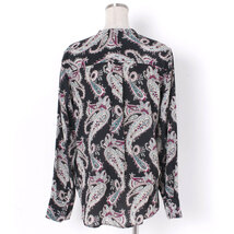 【タグ付き・新品・定価92,400円】ISABEL MARANT RUSAK SHIRT size36 ブラック イザベルマラン シルク ブラウス シャツ_画像4