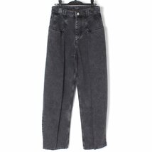 【タグ付き・新品・定価89,100円】ISABEL MARANT VETEA TROUSERS size36 FADED BLACK 22HPA2261 イザベルマラン ワイドレッグ ジーンズ_画像3