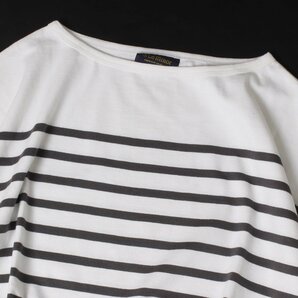 Le Minor パネルボーダーS/S size1 WHITE/GRAY ルミノア 半袖 Tシャツの画像4