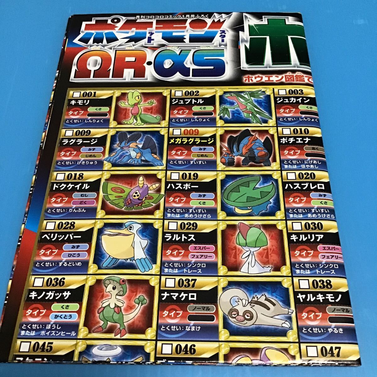 2004年当時物バンプレキャラポスター 全4種コンプセット