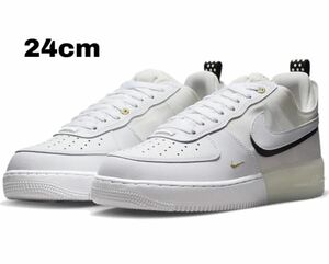 ナイキ エアフォース1 ロー リアクト "ホワイト/セイル/ブラック" 新品　24cm Nike Air Force 1