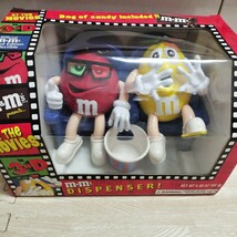 箱付 m&m's チョコディスペンサーフィギュア at the movies 映画館 エムアンドエムズ　未使用　当時物_画像1