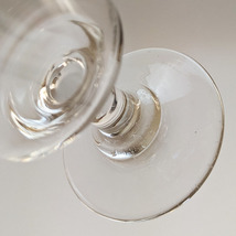 ■フランス 手吹き シンプル ビストログラス 11.3cm アンティーク 19世紀 手吹きガラス 古道具 硝子 ワイングラス 　GG_画像8